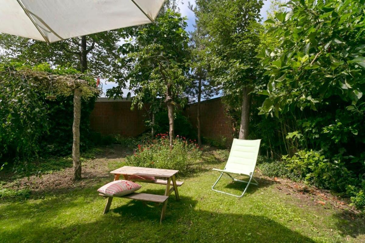 Eighties Modernist Design House With Garden Near The Beach オステンド エクステリア 写真
